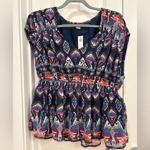 NWT Old Navy Babydoll Blouse